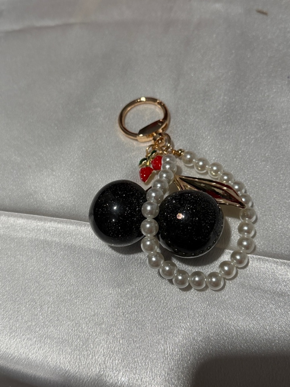 Black cherry with gold tone